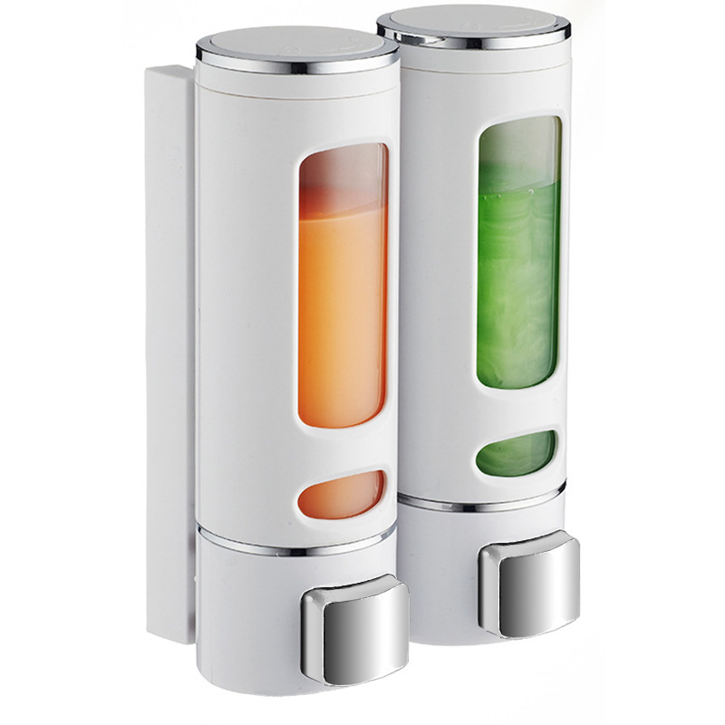 Wall Mounted Shower Dispenser Triple Pump for Shampoo Soap and Conditioner