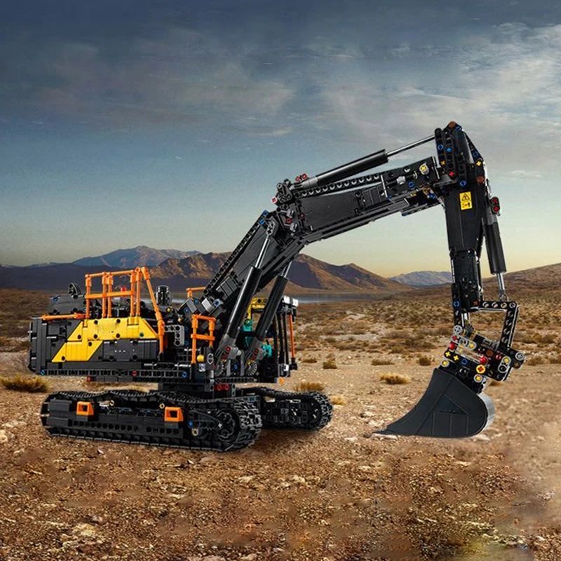 City Excavator Building Blocks Set – 2359 Piece Construction Vehicle Engineering Model