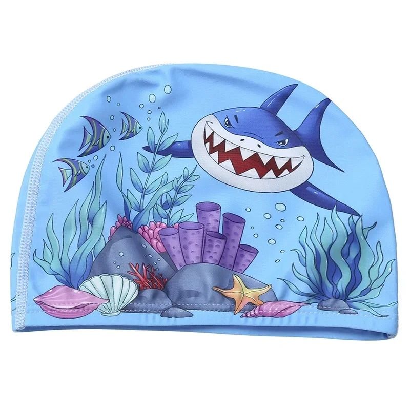 Hydro-Kinetic Childrens Swim Cap – Premium PU Waterproof Ear Protection