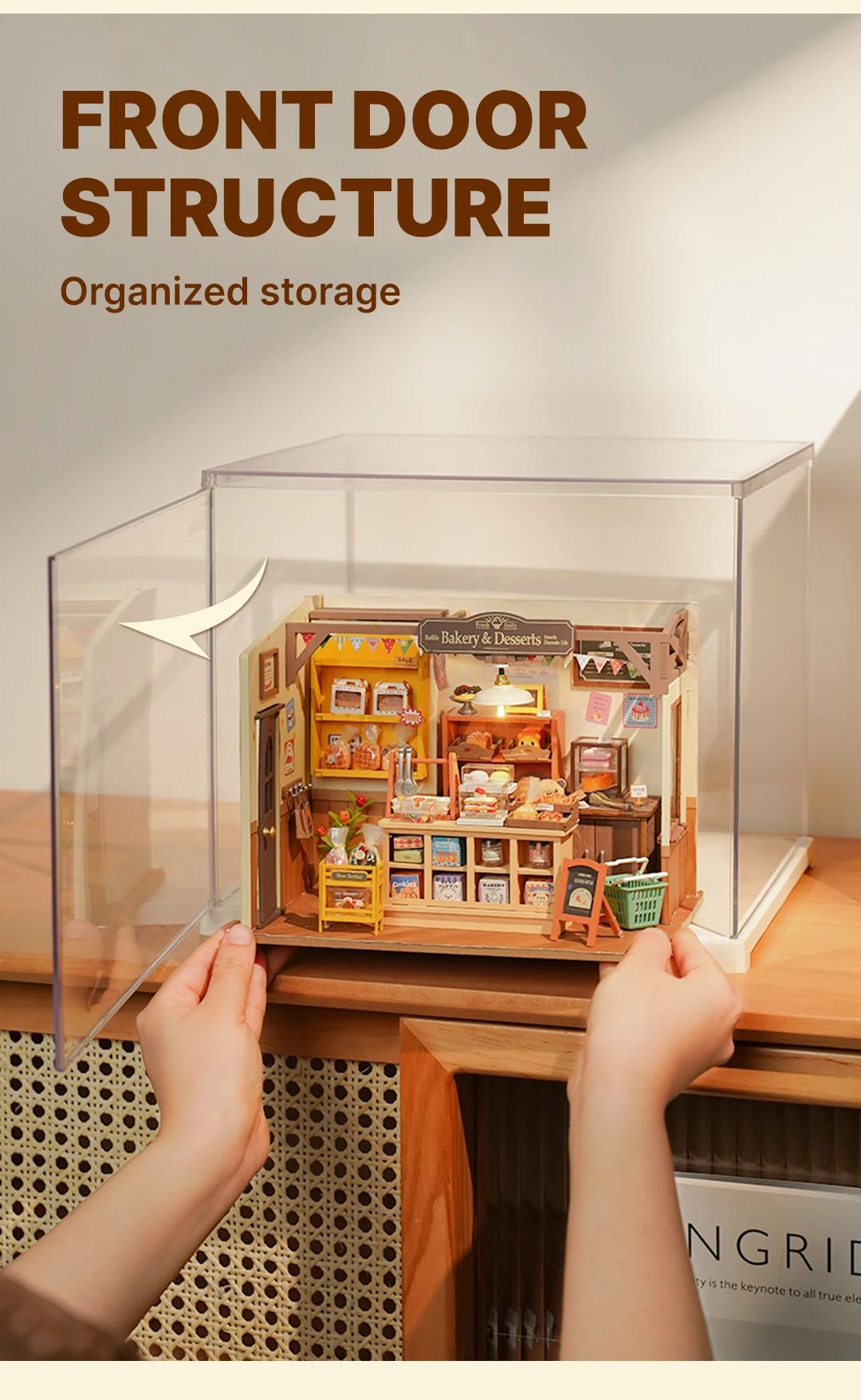 Robotime Rolife Miniature House Display Box