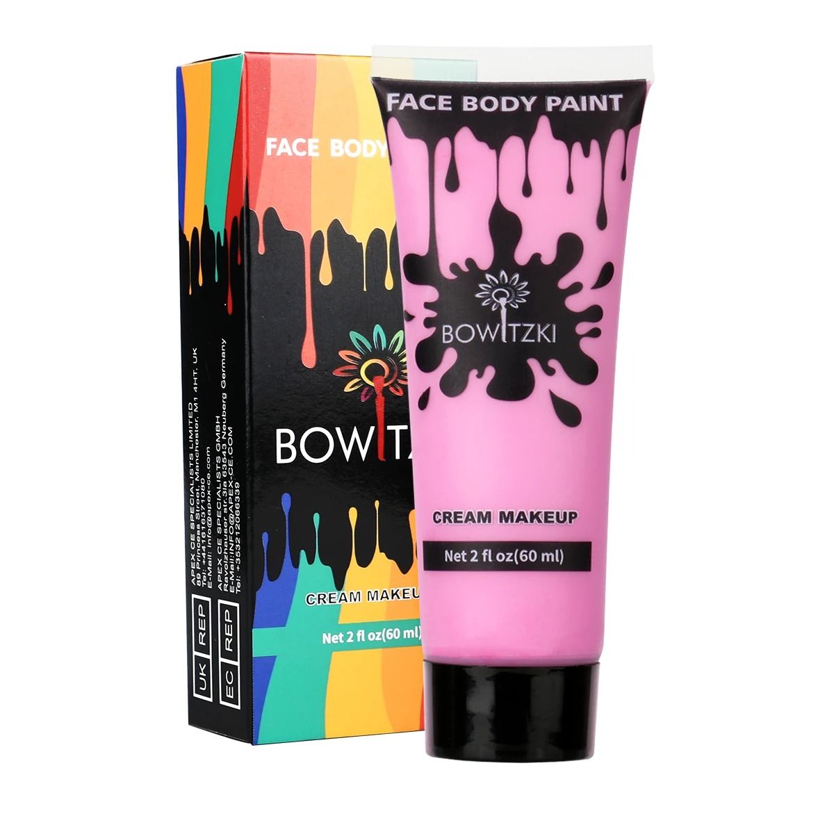 Face & Body Cream Paint – 60ml High-Capacity Special Effects Makeup