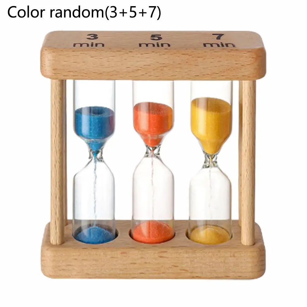 Wooden Sand Timer Hourglass Set