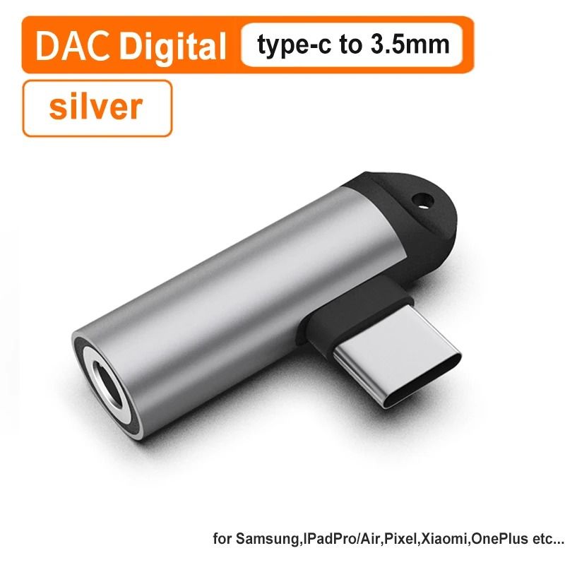 DAC USB C to 3.5mm Audio Adapter Digital Headphone Jack Converter