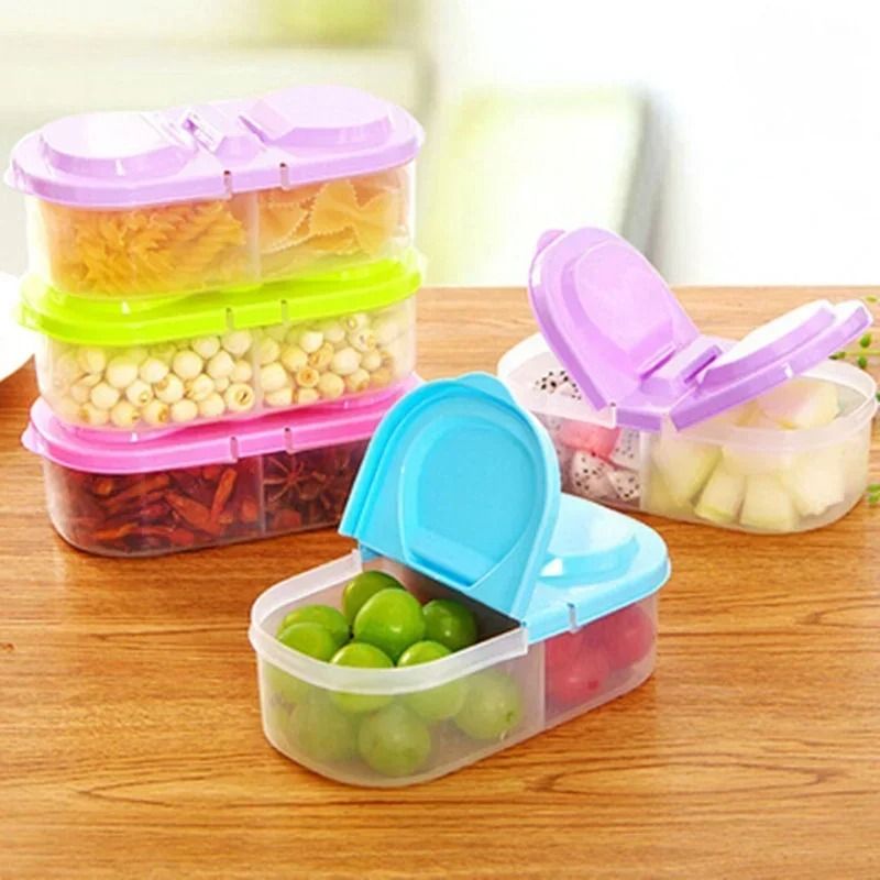 Portable Food Storage Lunch Box for Kids Travel and Outdoor Use