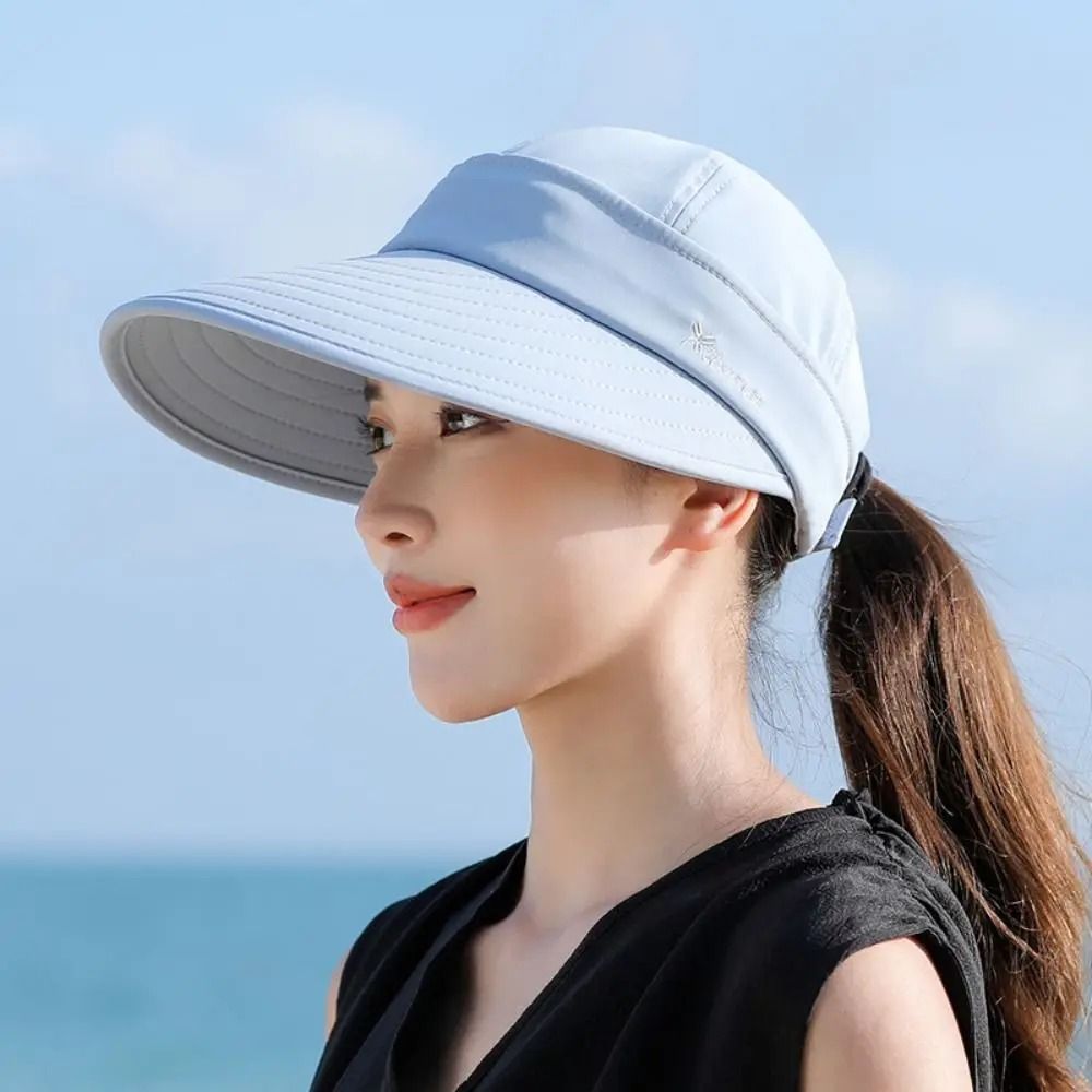 Detachable Ponytail Sun Gallery | High-Fidelity Foldable Wide Brim & Professional UV Shield Tech