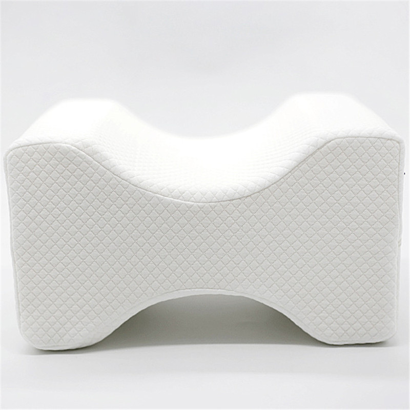Orthopedic Slow Rebound Memory Foam Knee Leg Pillow, Side Sleeping Clip Leg Support for Pregnant Women, Thigh Leg Pain