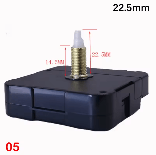 Silent Quartz Clock Mechanism Kit Long Shaft DIY Wall Clock Movement
