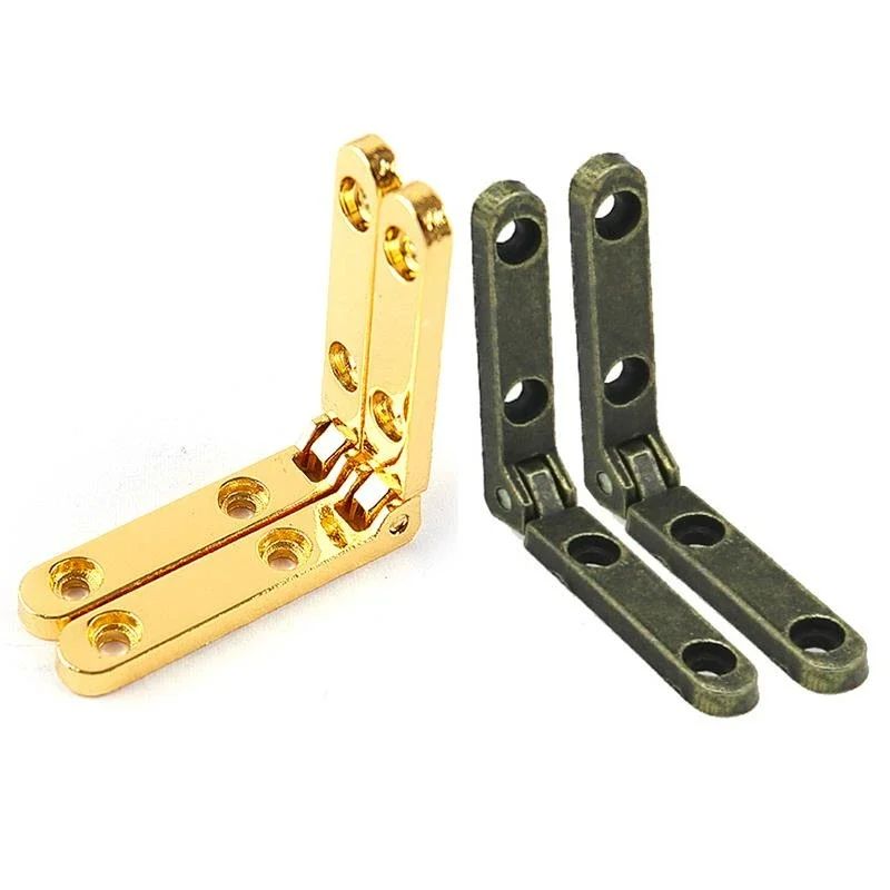 30mm 90 Degree Zinc Alloy Hinges 2 Pack