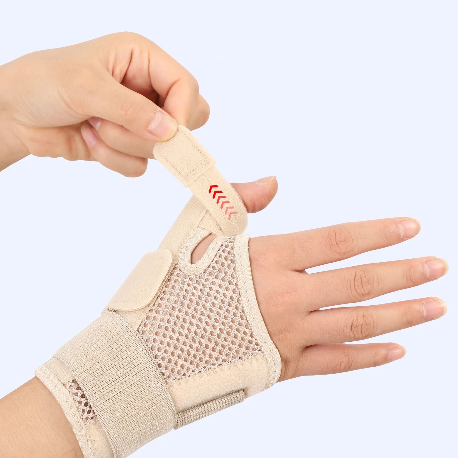 Flexible Wrist and Thumb Support Brace for Tendon and Joint Relief