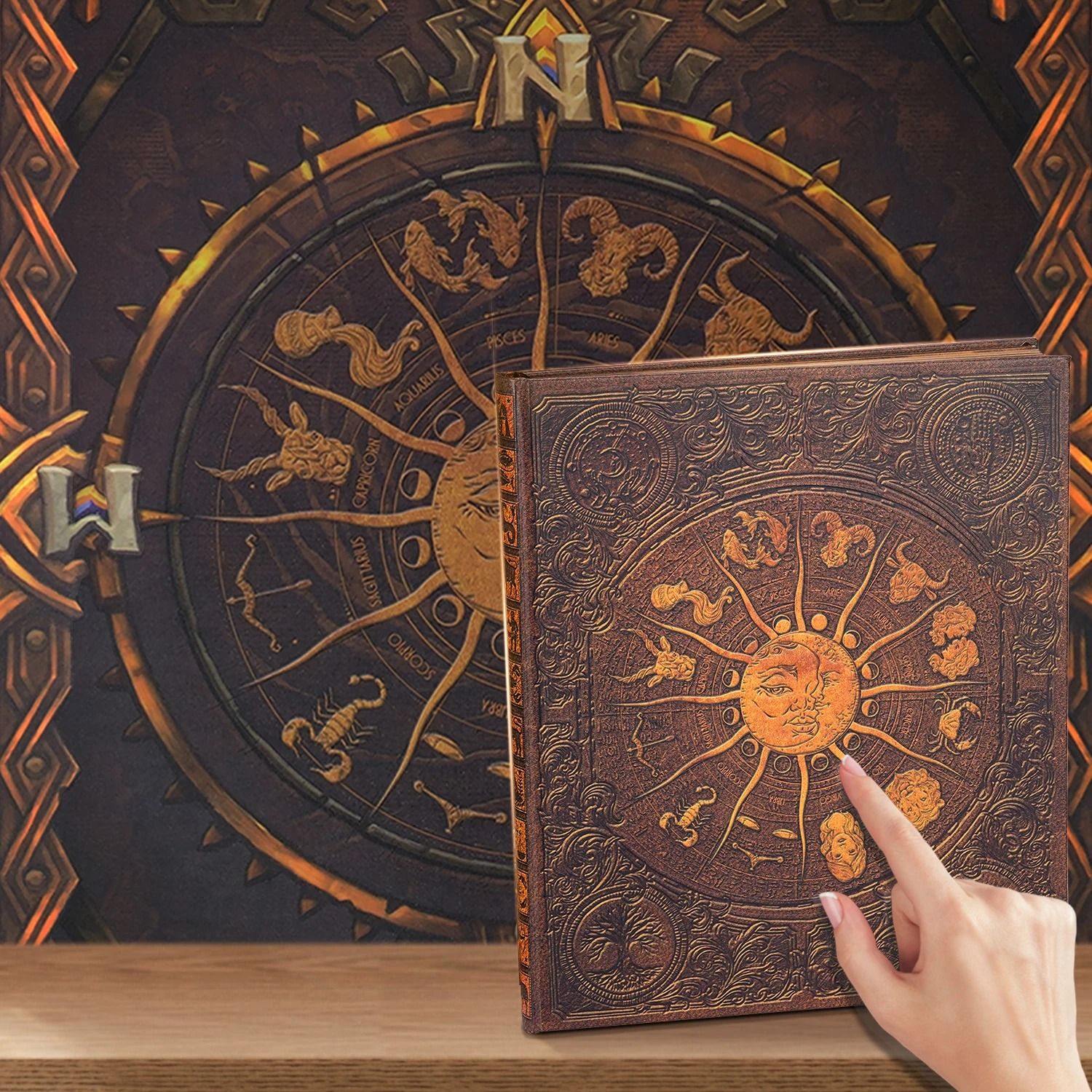 DIY Zodiac Scrapbook Photo Album 132 Page Witch Magic Castle Theme
