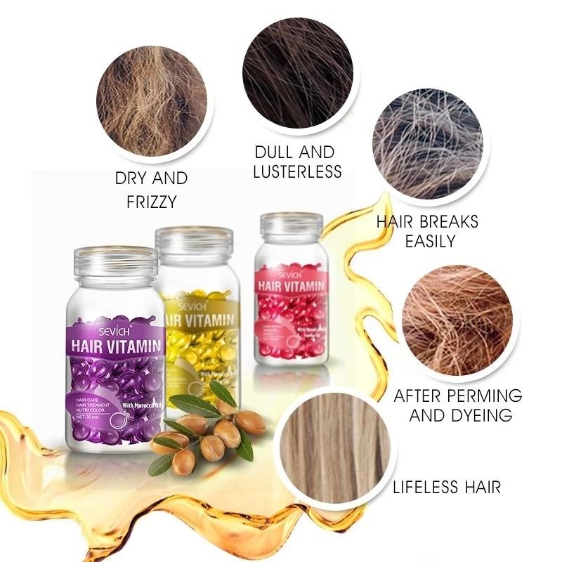 Advanced Hair Vitamin Capsule Treatment Oil