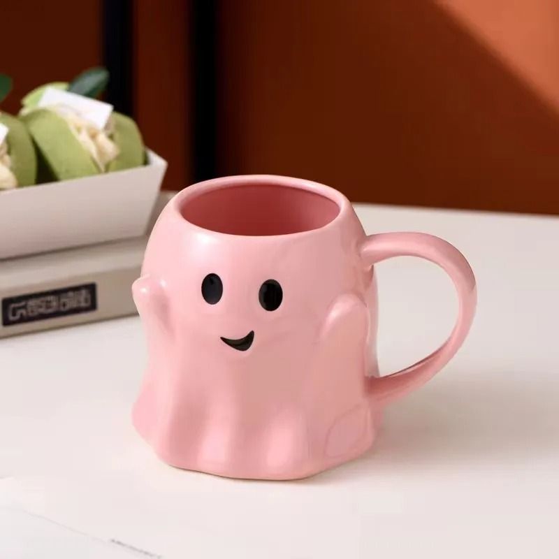 Creative Halloween Ghost Ceramic Mug