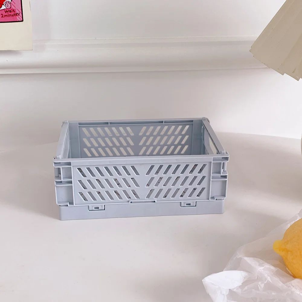 Mr.paper Stackable Foldable Plastic Stationery Holder Set