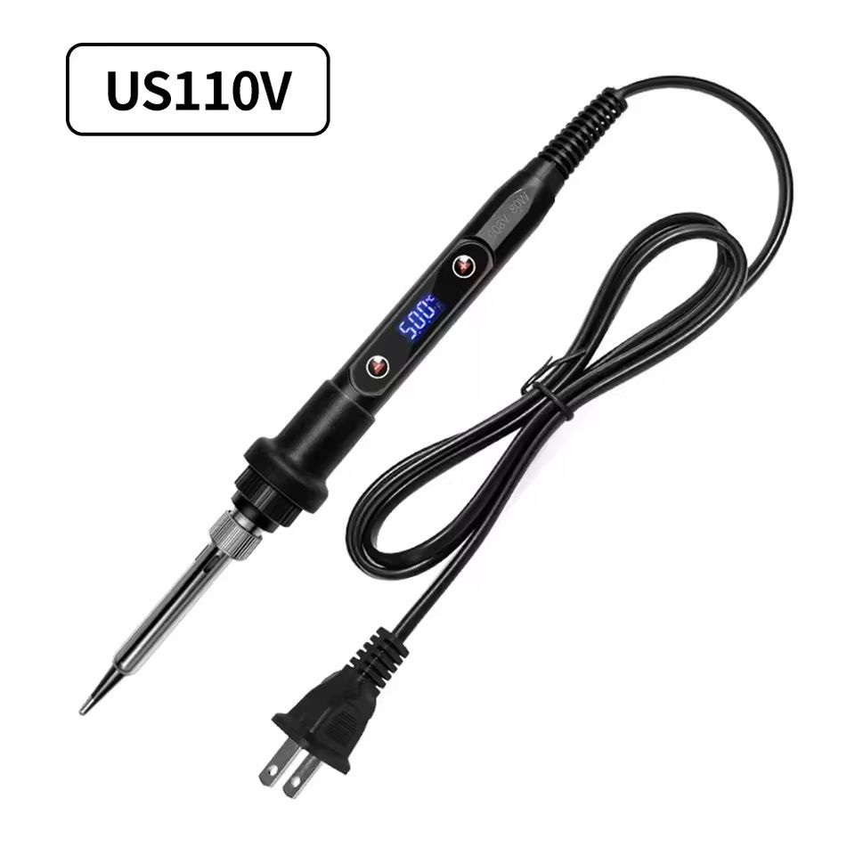 Electric Soldering Iron Kit with Adjustable Temperature and LCD Display