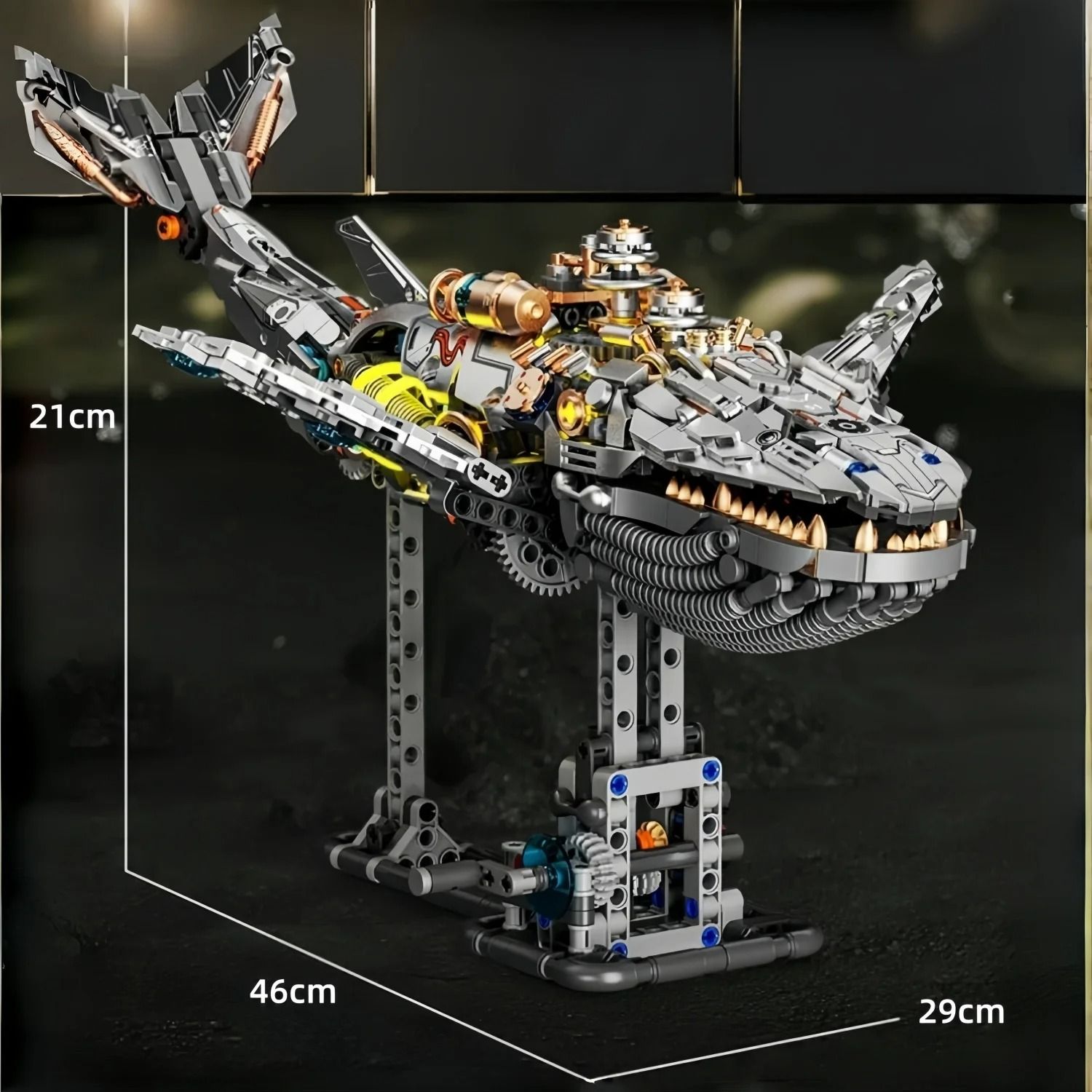 866PCS Mechanical Dragonfly Building Blocks STEM Construction Kit
