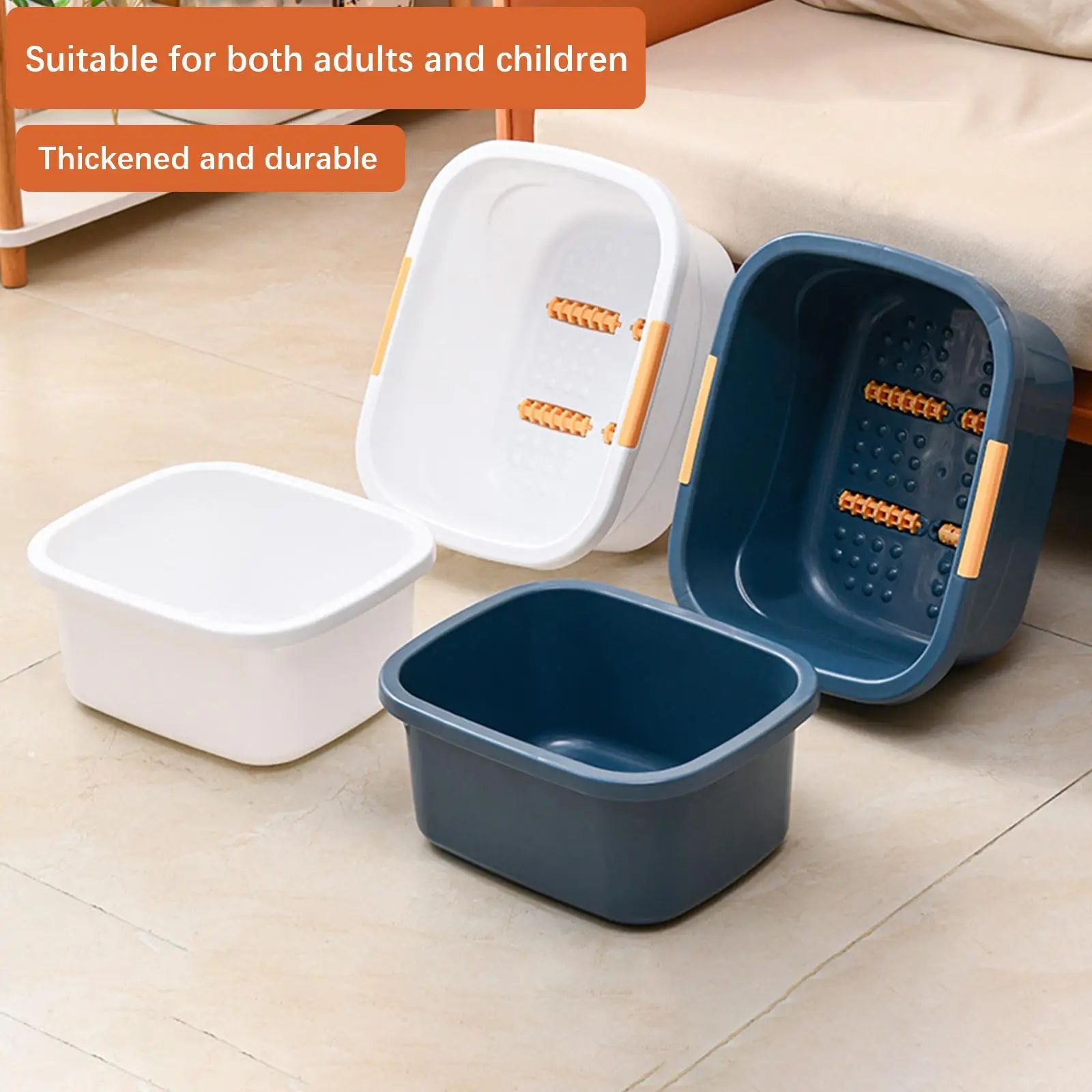 Portable Foot Bath Basin Soaking Tub Massage Bucket