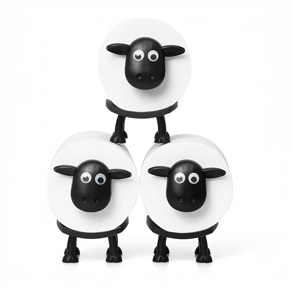 3D Printed Whimsical Sheep Toilet Paper Holder
