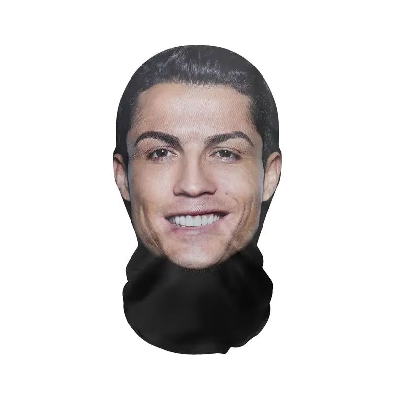 3D Printed Celebrity Face Mask for Halloween Cosplay Parties