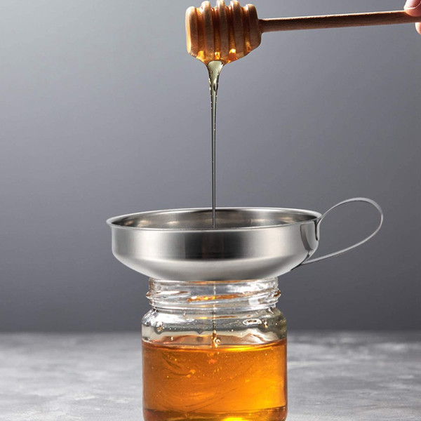 Wide Mouth Stainless Steel Canning Funnel