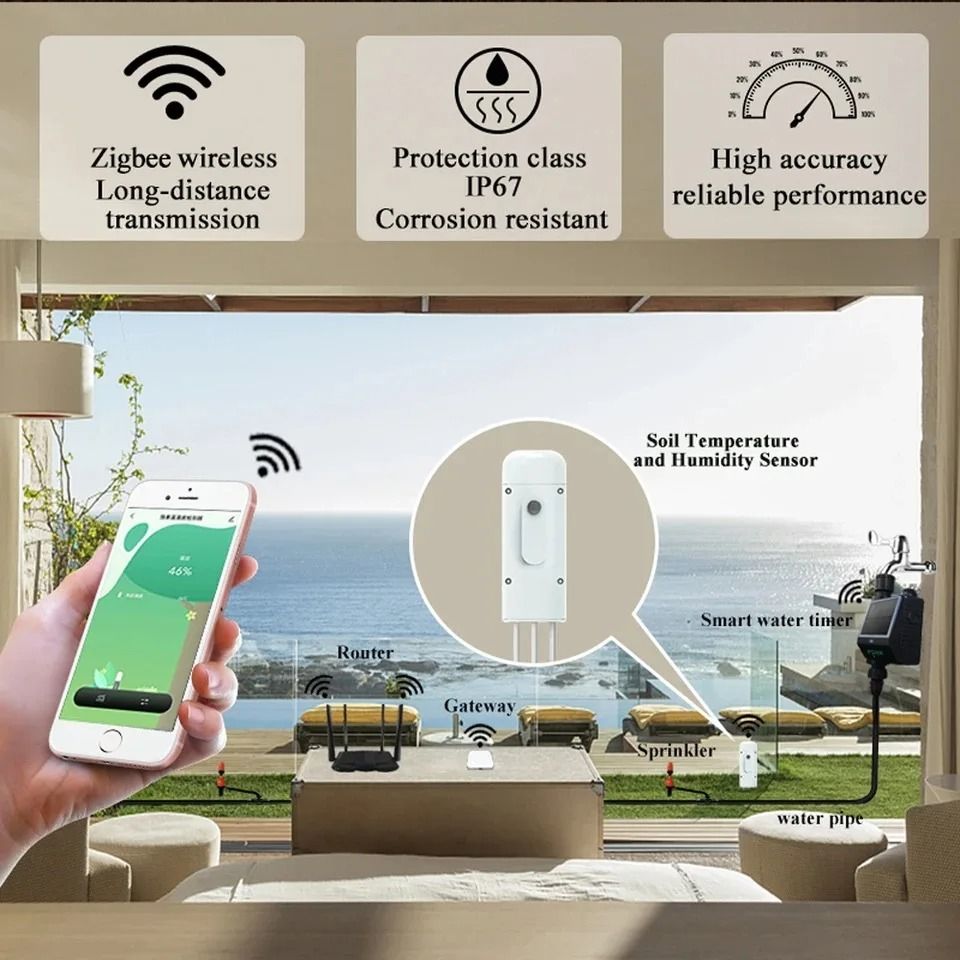 High-Fidelity Zigbee Smart Soil Tester
