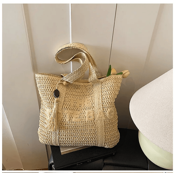 Marseille Woven Straw Tote