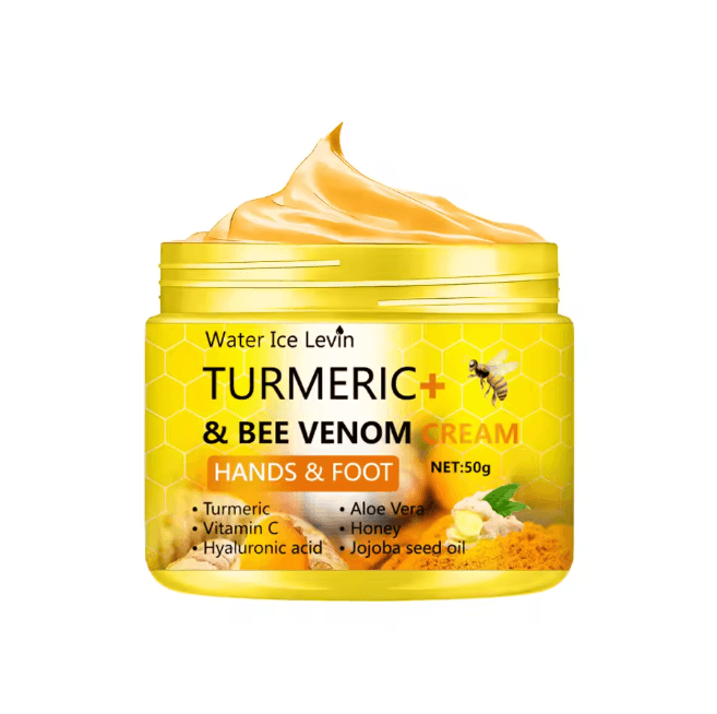 HealGlow Turmeric Bee Venom Foot And Hand Repair Cream