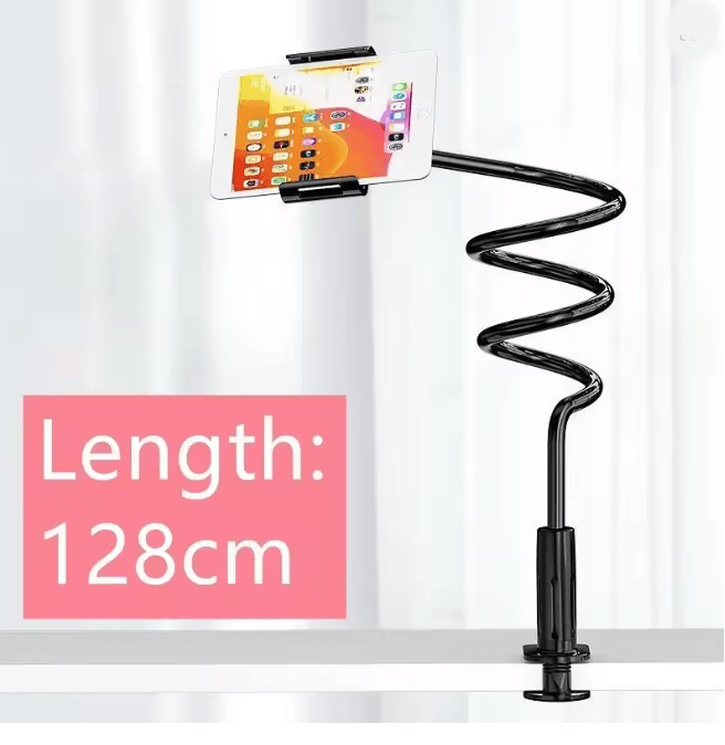 128cm Flexible Phone Holder Stand with 360 Rotation Clamp Mount