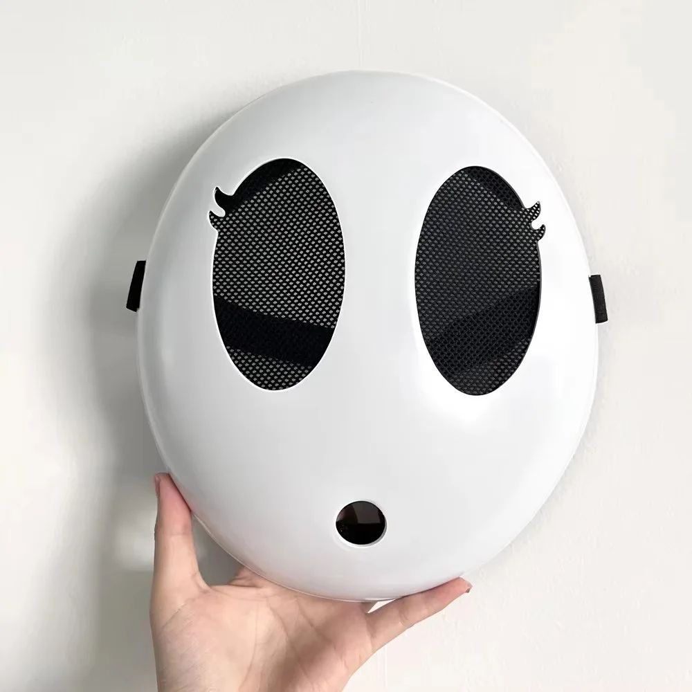Shy Guy Cosplay Mask Funny Cartoon Costume Party Mask