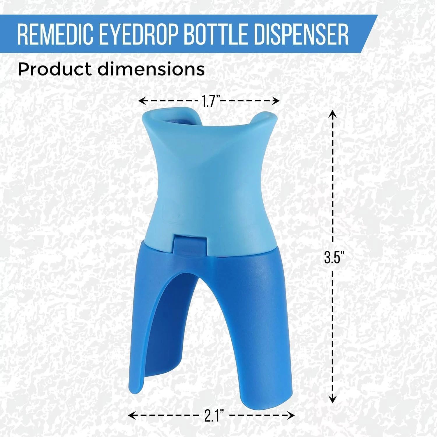 Precision Eyedrop Guide Applicator – Reusable Eye Drop Holder for Accurate, Mess-Free Relief