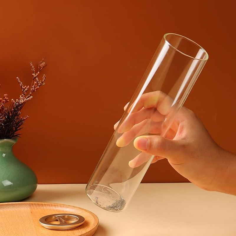 Modern Glass Incense Burner with Removable Ash Catcher for Home Decor, Yoga & Meditation