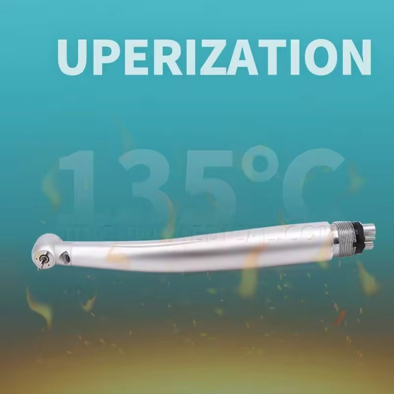 LED Dental High Speed Handpiece with Push Button and Triple Water Spray