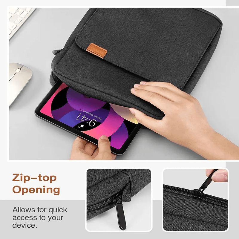 Crossbody Tablet Bag Shoulder Messenger Case for iPad and Galaxy Tab