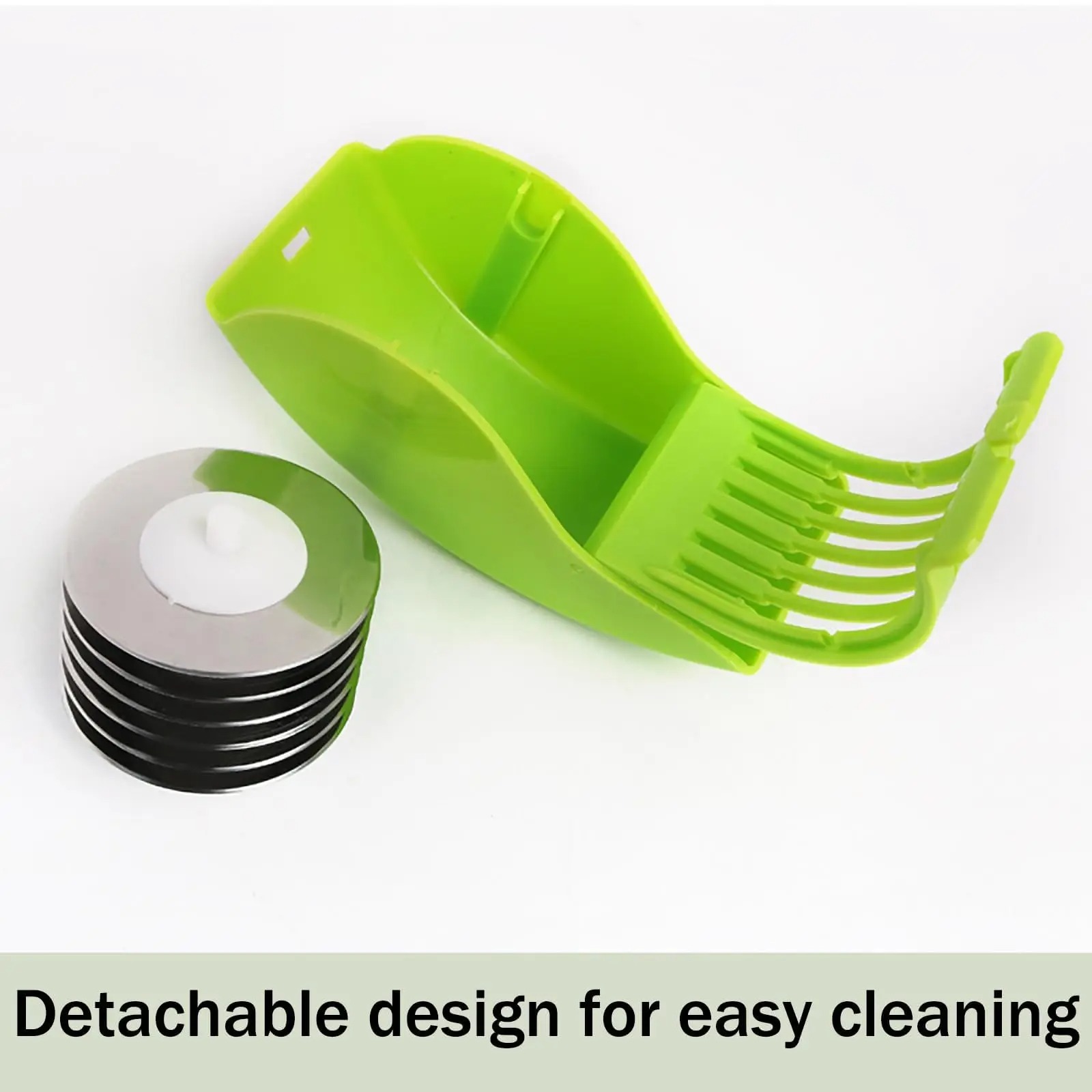 Vegetable Chopper Roller, Manual Scallion Cutter, 6 Stainless Steel Blade Herb Mincer, Detachable Parsley Chopper Tool