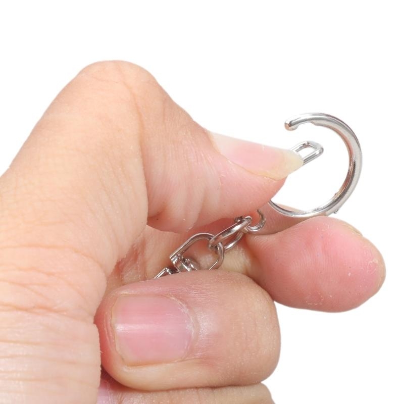 Mini Portable Compass Keychain Retro Survival Hiking Navigation Tool