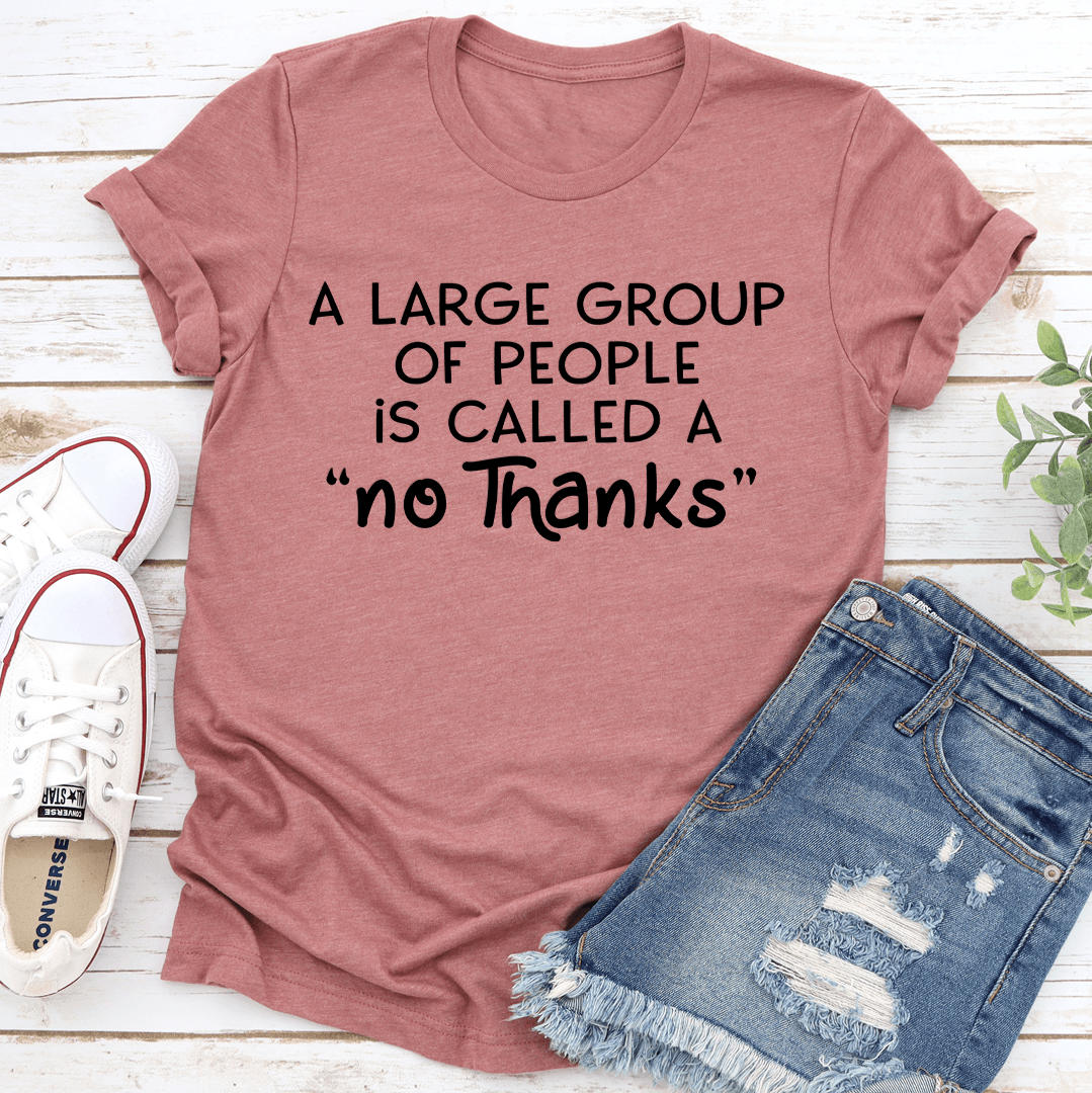A Large Group Of People Is Called Tee