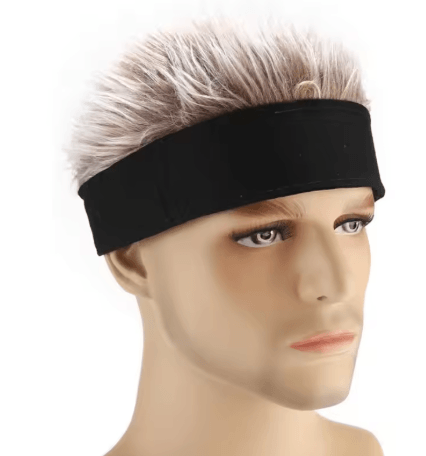 Spiked Hair Baseball Cap Wig Adjustable Unisex Wig Cap Sun Hat for Casual and Cycling Wear