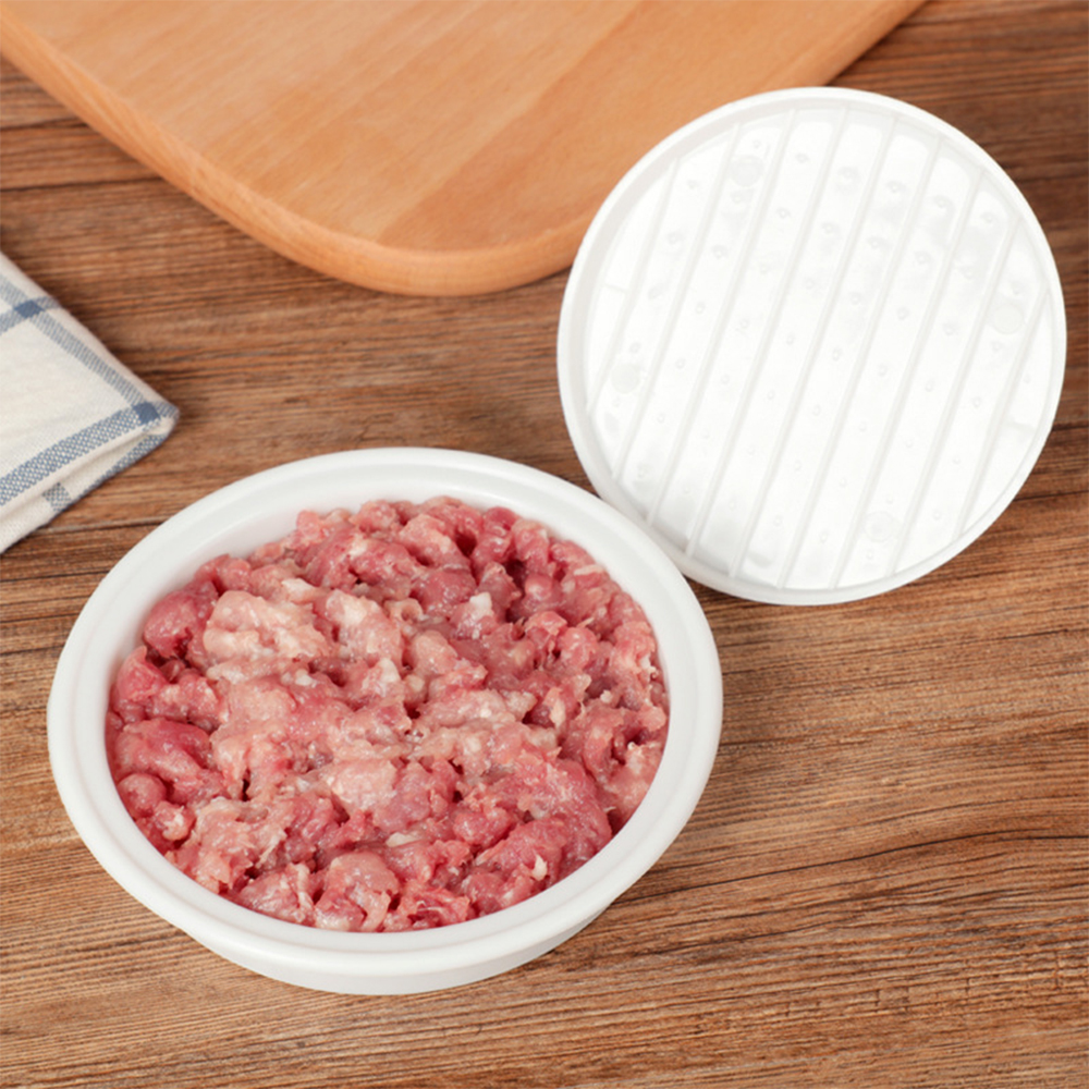 Stuffed Burger Press, BBQ Burger Maker Mould, Plastic Meat Grill Hamburger Press, Kitchen Tool