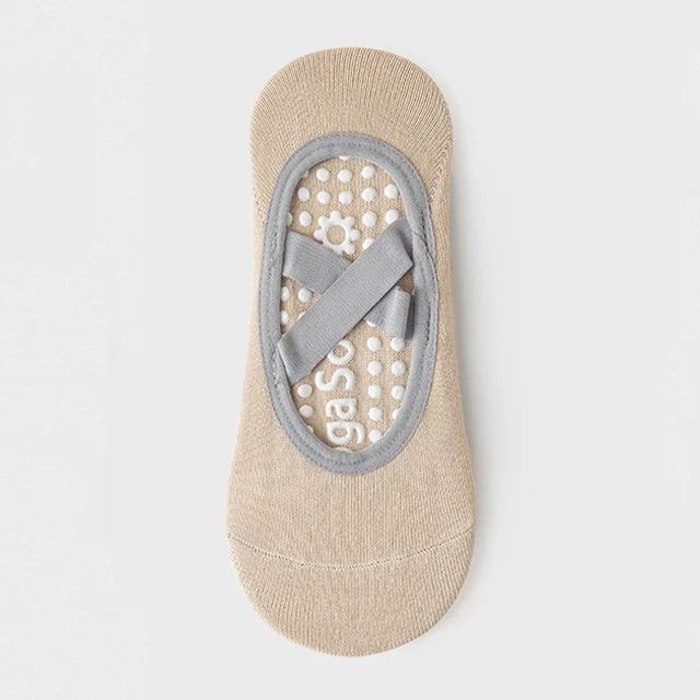 Womens Terry Cotton Non-Slip Yoga Socks – Breathable Bandage Pilates & Ballet Grip Fitness Socks