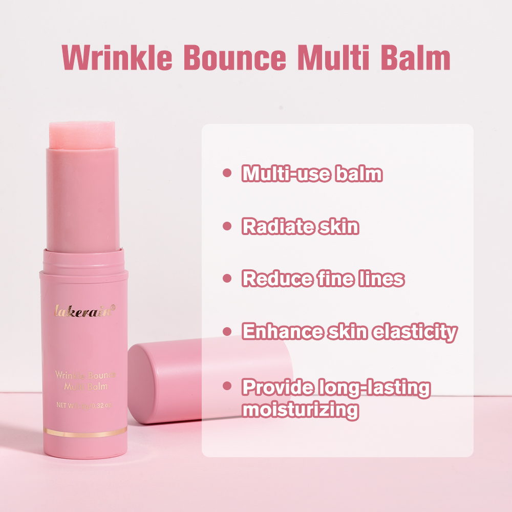 Moisturizing Wrinkle Balm, Bounce Multi Balm Collagen Cream, Multi Balm Stick Wrinkle Reducer, Long-Lasting Hydration