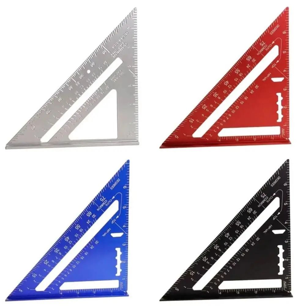 7 Inch Aluminum Alloy Triangle Ruler