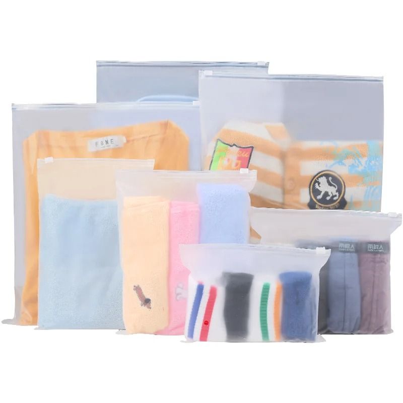 Customized Logo Frosted Zipper Bags – 50 Pcs Professional Packaging