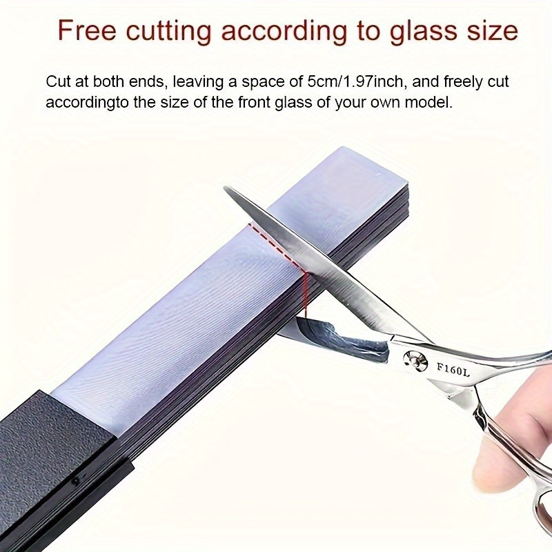 Automatic Retractable Car Sunshade Easy Install UV Protection Heat Insulation Adhesive Curtain
