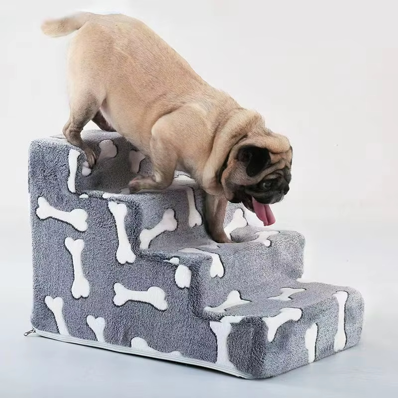 Bone Shaped Dog Stairs for Elderly Pets Ramp for Joint Protection