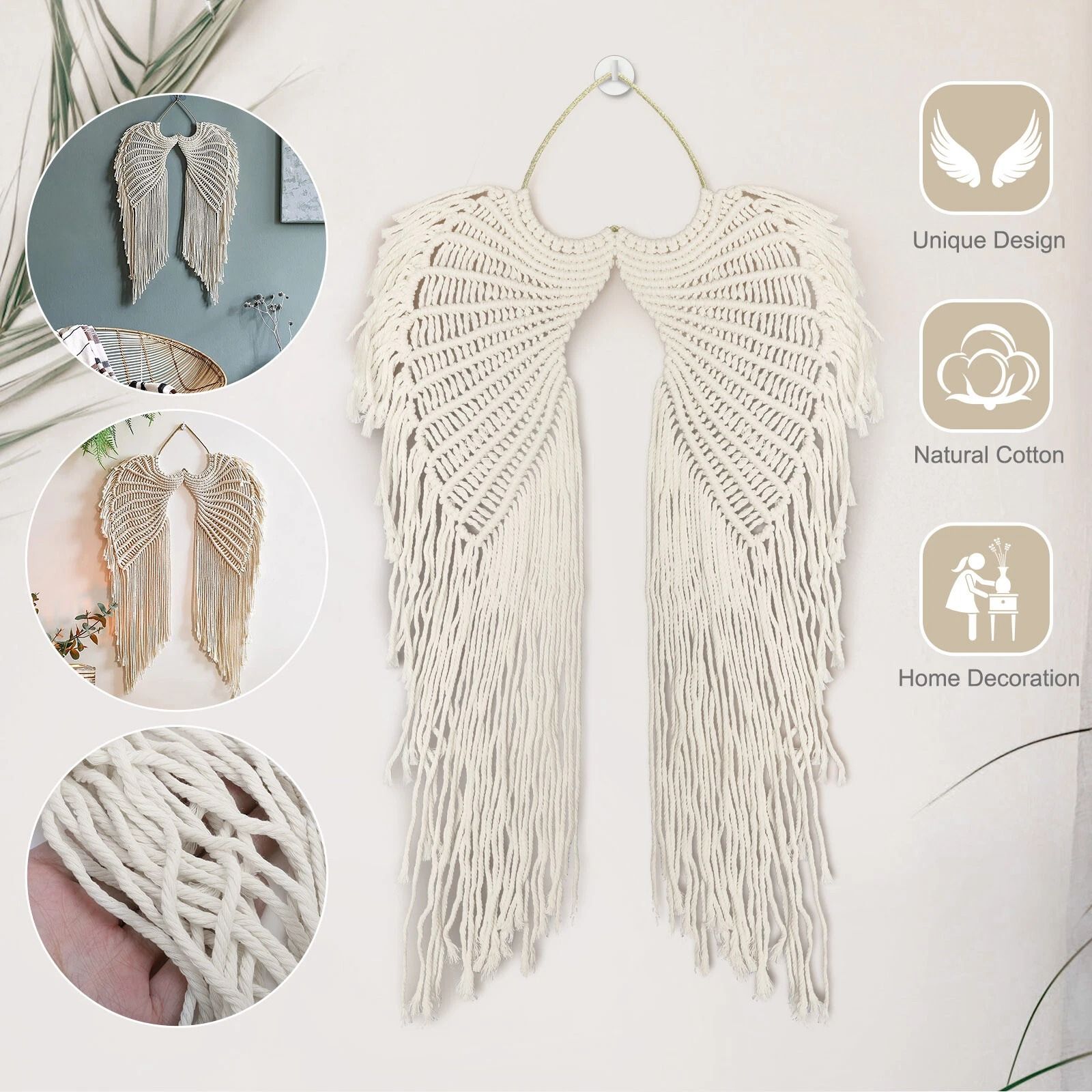 Angel Wing – DIY Woven Wall Hanging for Home Decor & Gifts