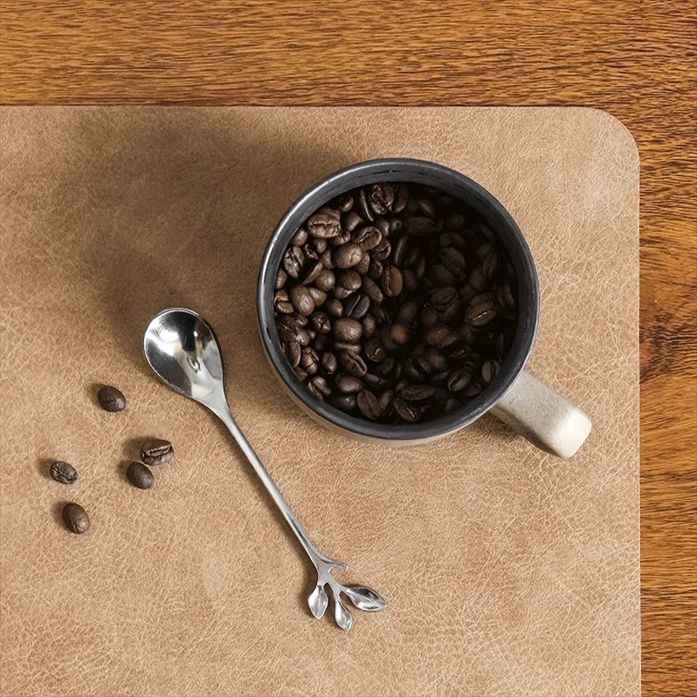 Square Faux Leather Kitchen Dining Placemats – Heat-Resistant Insulation Table Mats