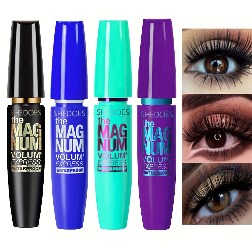 Waterproof Fiber Mascara for Longer, Fuller, Curled Lashes