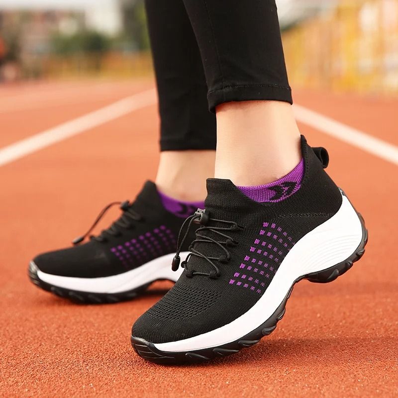 Women Breathable Walking Sneakers Non Slip Casual Shoes