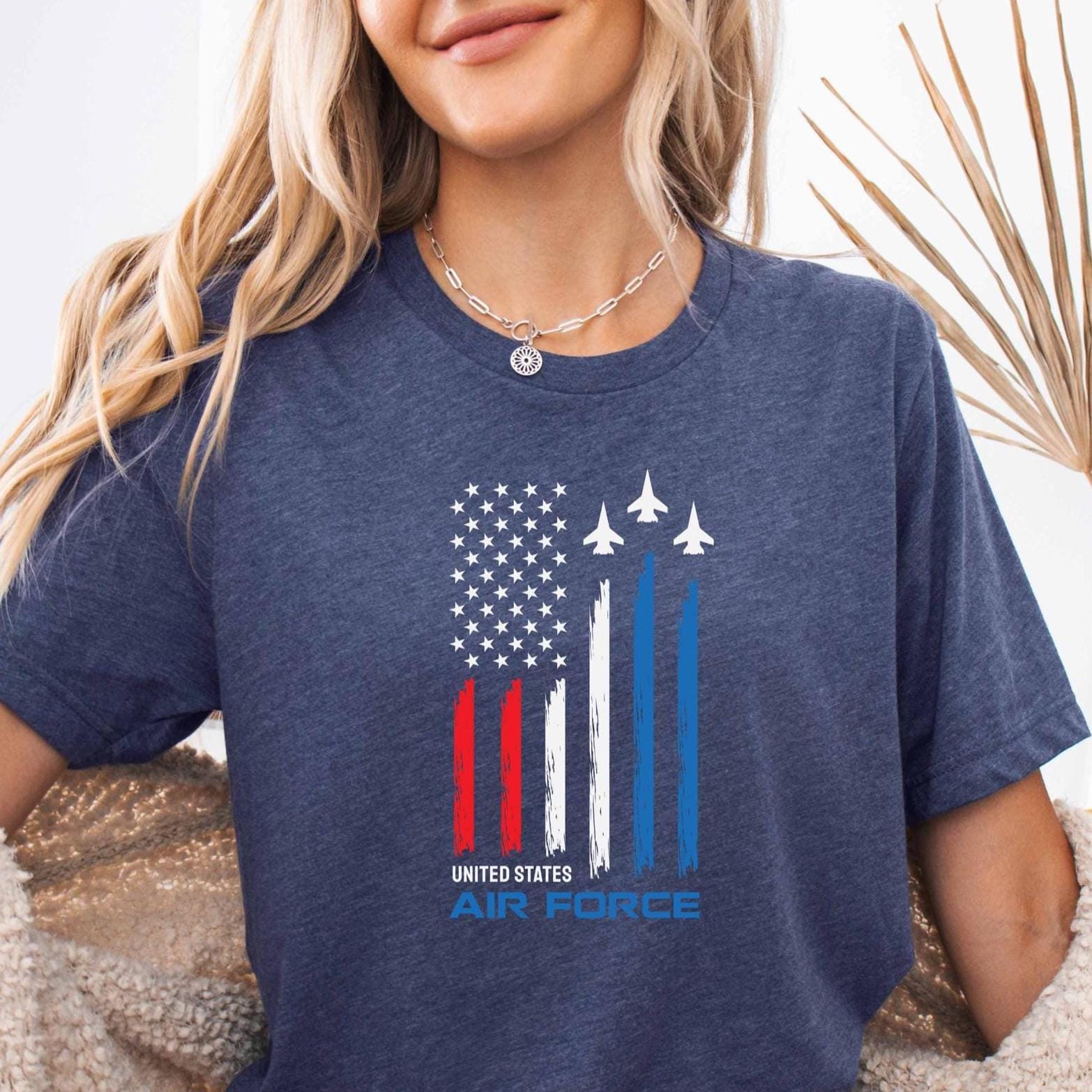 United States Air Force Shirt,Patriotic USA Sweatshirt,Proud American Flag Military Tee, Independence Day Outfit,