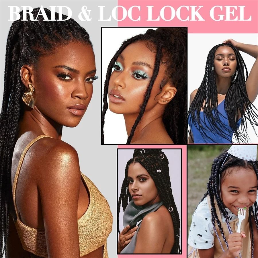 Strong Hold Professional Braid, Twist, and Lock Gel