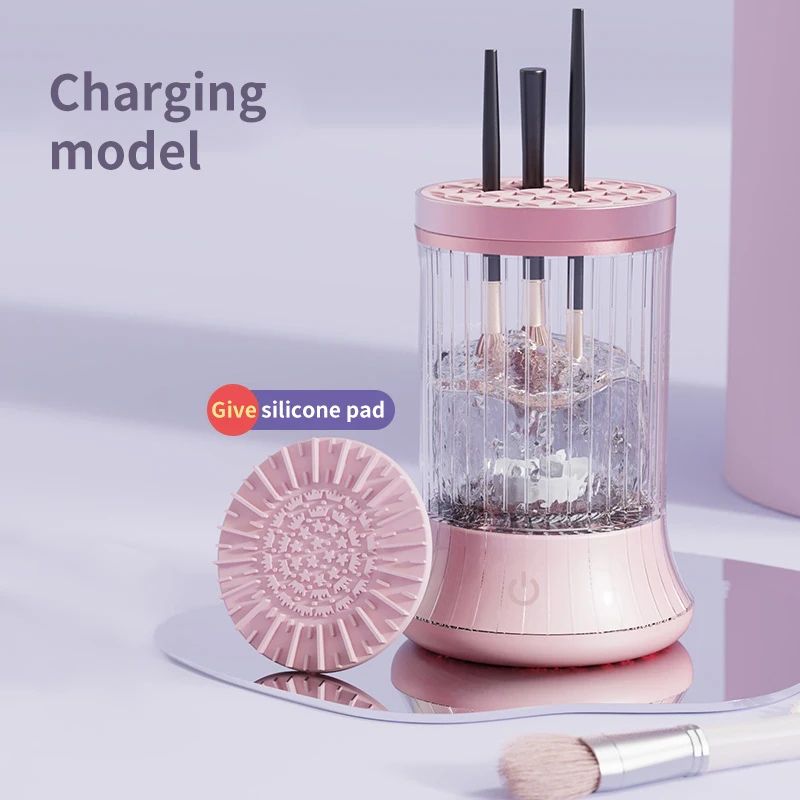 Electric Makeup Brush Cleaner with Drying Function